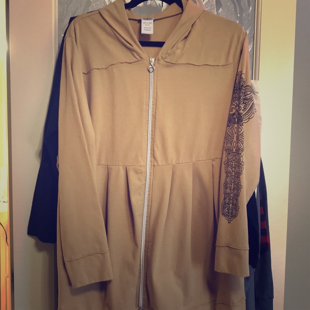 Monroe and Maine Hooded Light Jacket